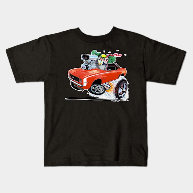 Z RATED 1969 Camaro RS SS Kids T-Shirt by vincecrain